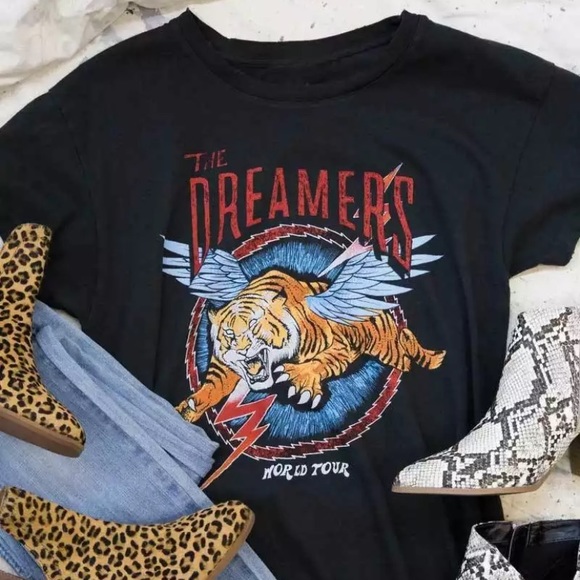 SOLD OUT Dreamers Rock n Roll Band Graphic Tee - Picture 2 of 3